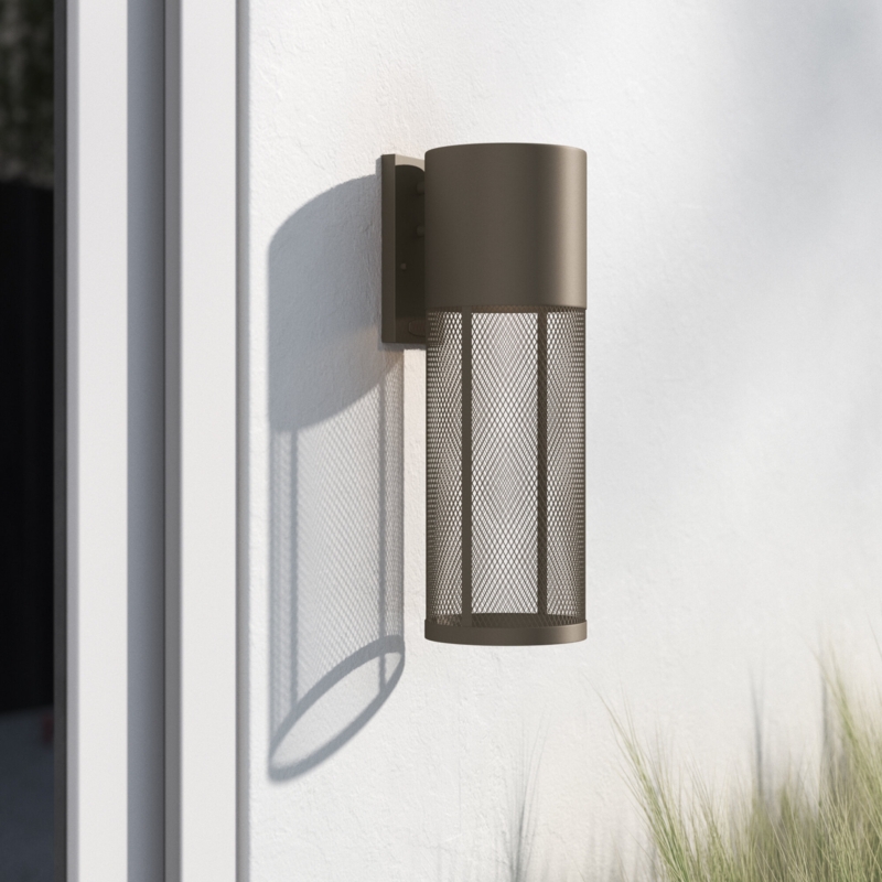Industrial Aluminum 1-Light Sconce