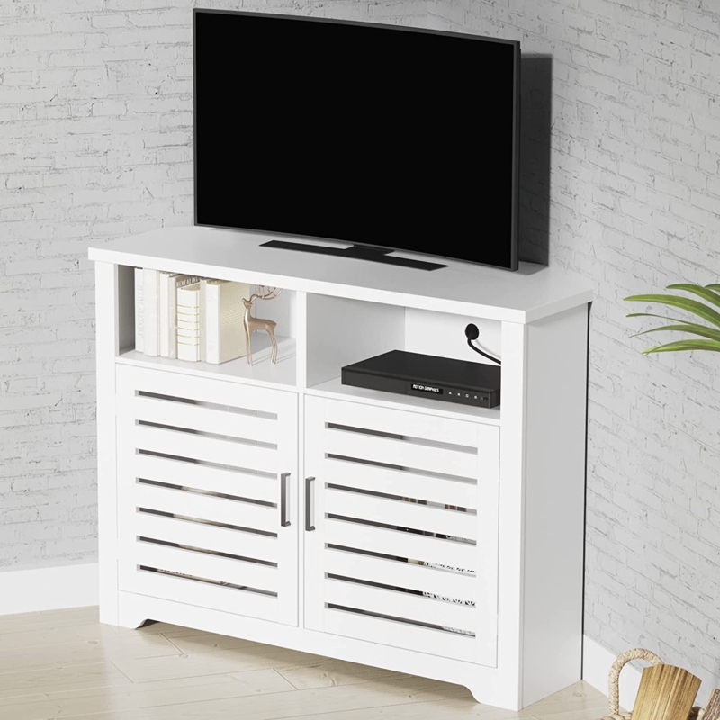 Corner TV Cabinet with Ample Storage