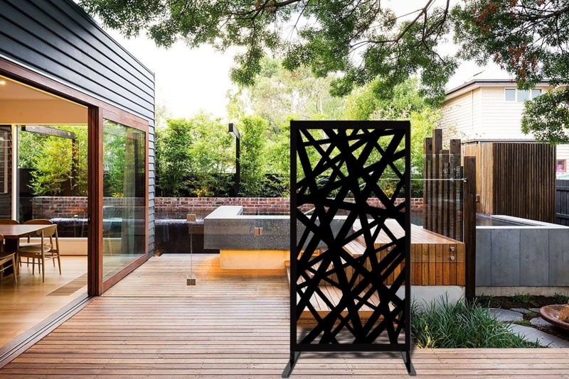 Detine 36'' W x 75'' H Single Panel Room Divider