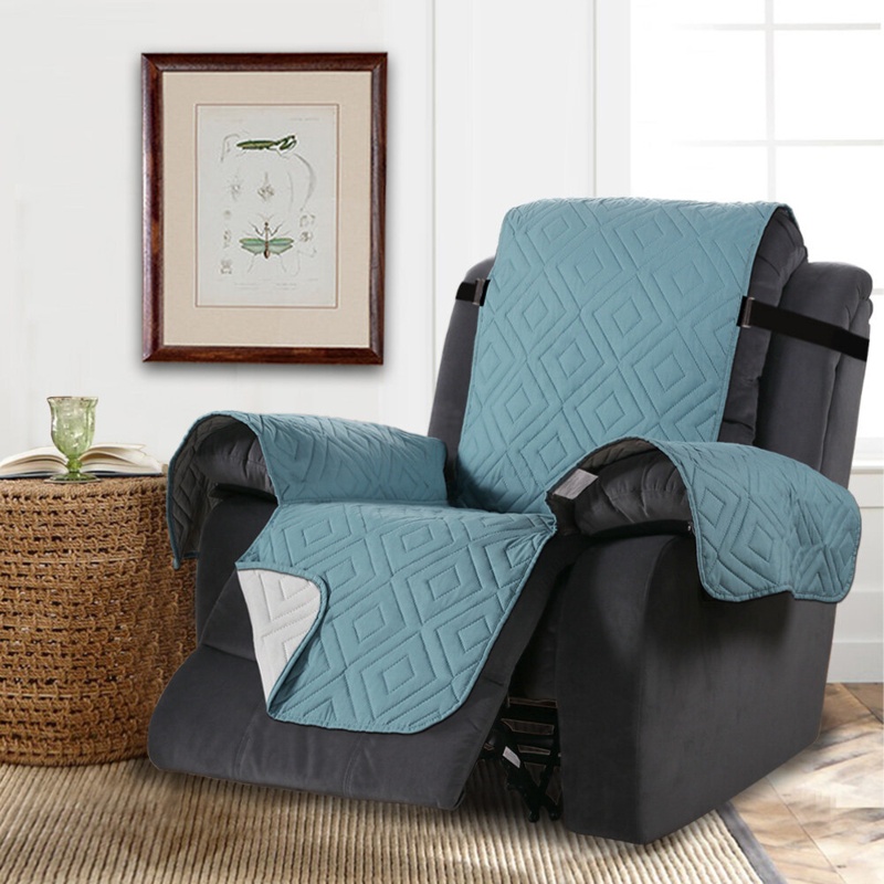 Diamond Box Cushion Recliner Slipcover