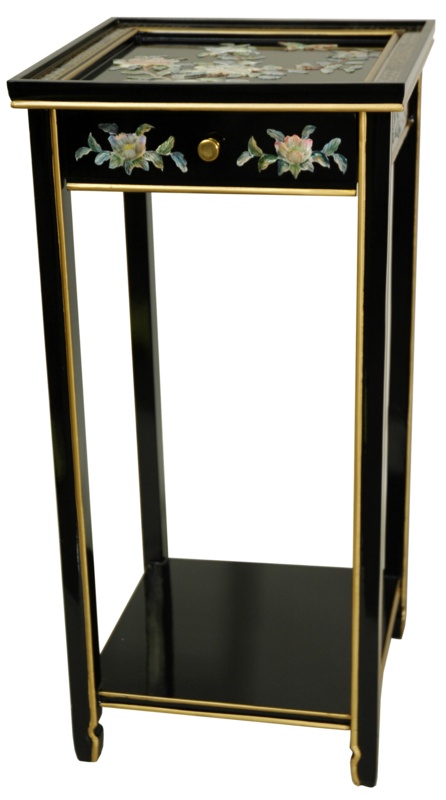 Japanese Landscape Pedestal Stand
