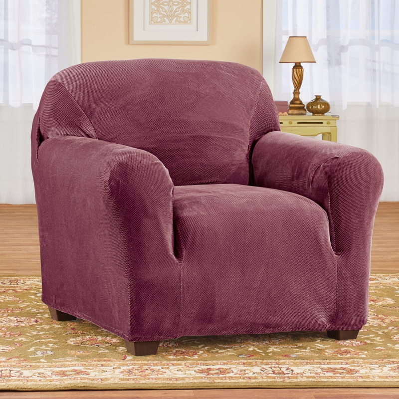 Textured Stretch Slipcover for Furniture