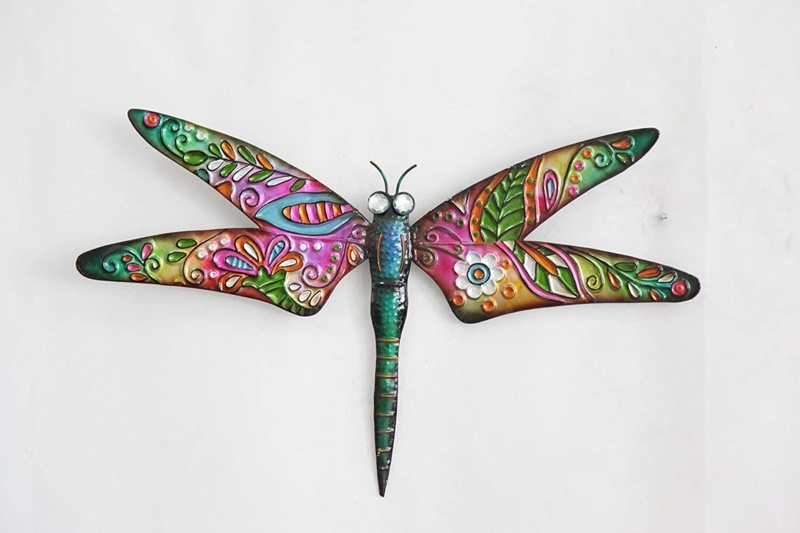 Diaundra Dragonfly Outdoor Wall Art