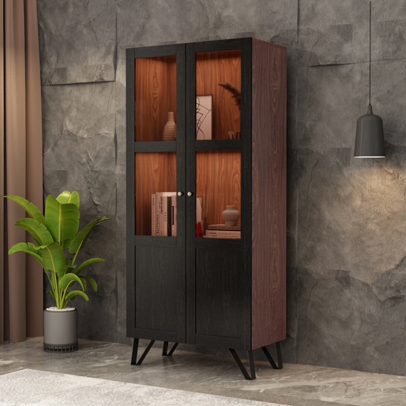 Dinyo 31.5'' Wide Curio Cabinet