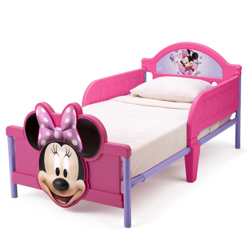 Toddler Transition Bed with Minnie Mouse Design