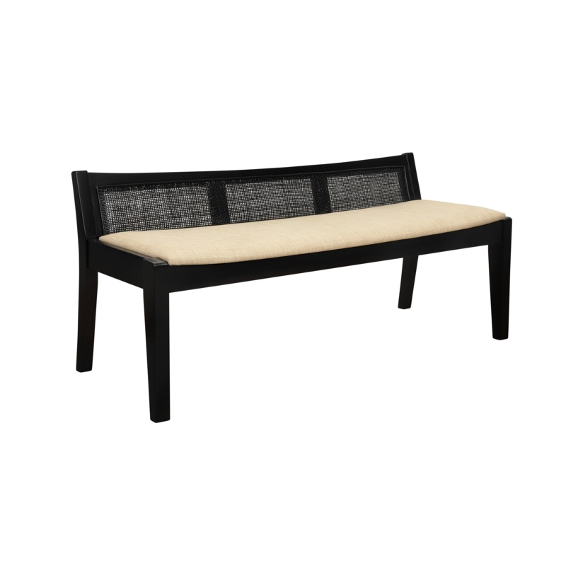 Donner Rattan Cane Entryway Bench