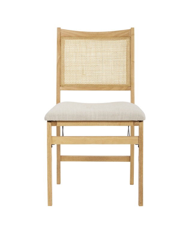 Donner Rattan Cane Folding Dining Chair