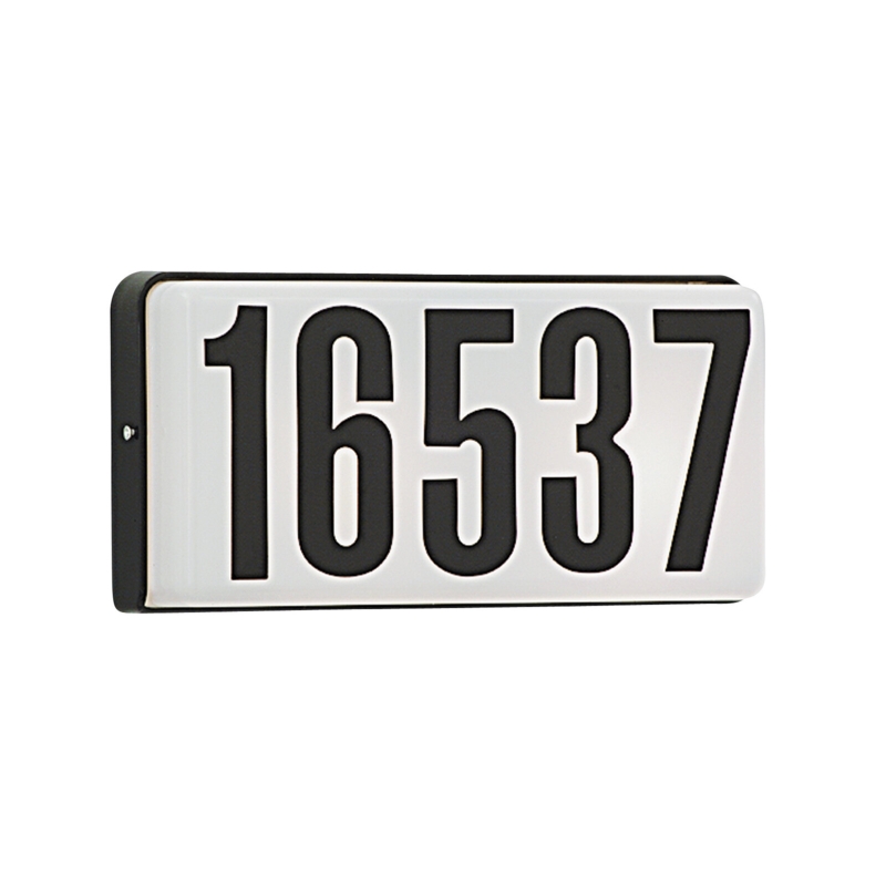 Illuminated House Number Plaque