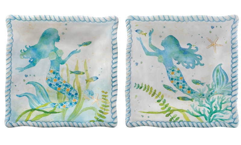 Doran Mermaid 6" Melamine Appetizer Plate