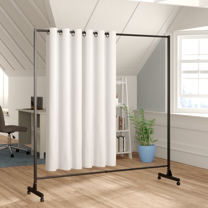 Dorland Don't Look At Me Expandable Room Divider Metal Frame