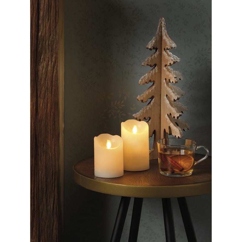 Dorree 5.9" Battery Powered 3 Piece Candle Set with Remote Control