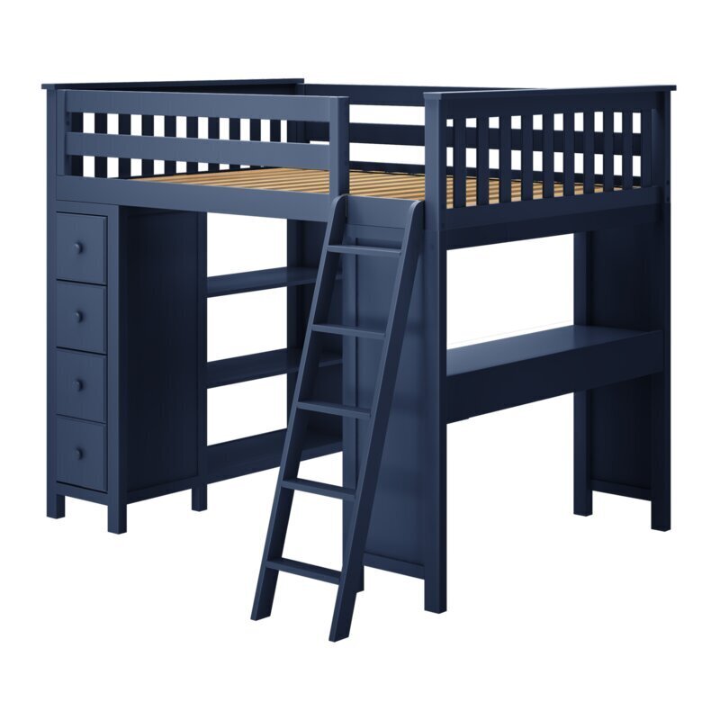 Double Cabin Bed with Desk