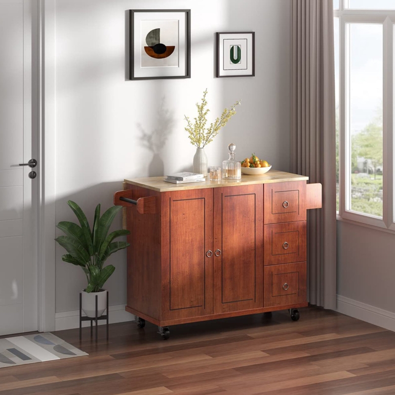 Kitchen Cart and Dining Bar Combo