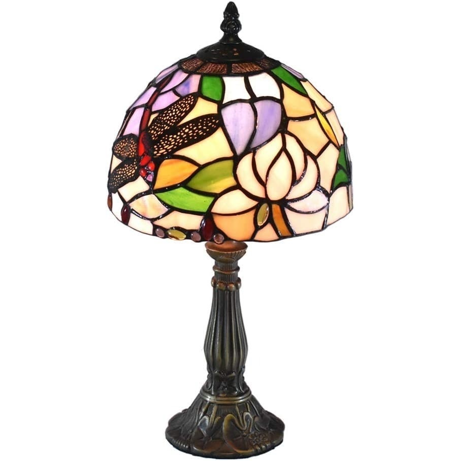 Dragonfly lotus lampshade