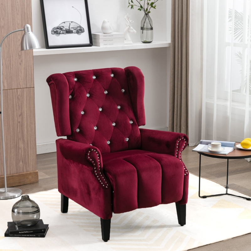 Upholstered Stylish Recliner Chair
