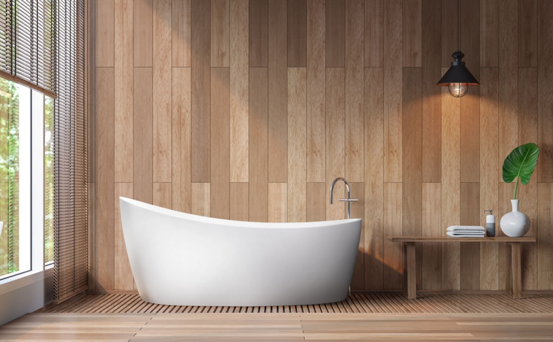 Dune 59'' x 32'' Freestanding Soaking Solid Surface Bathtub