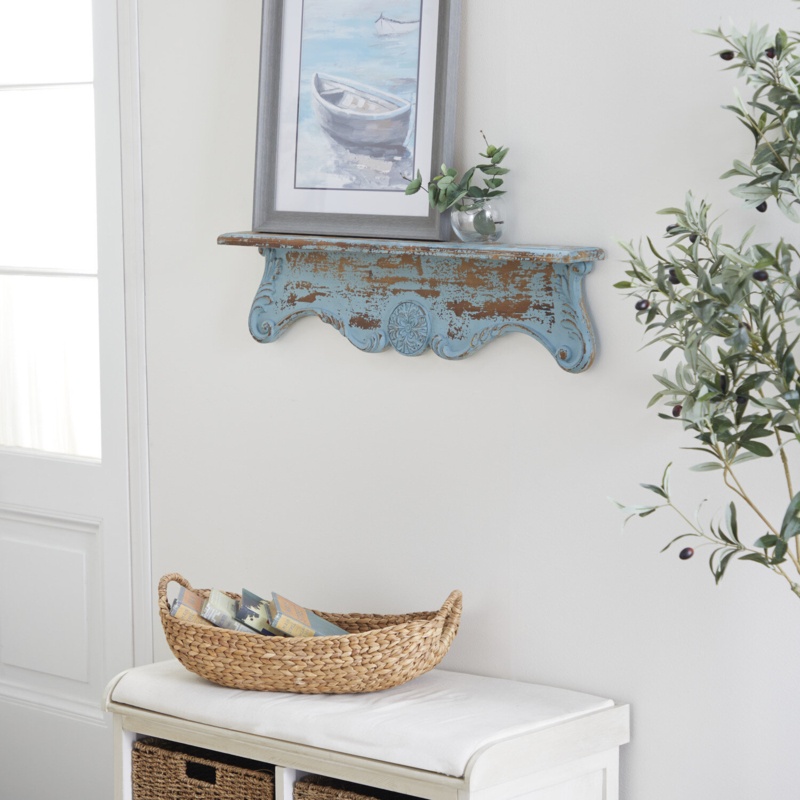 Eberhardt Wood Accent Shelf