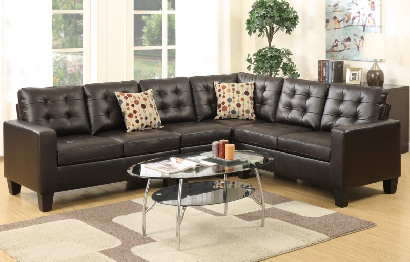 Ector 6 - Piece Vegan Leather Sectional