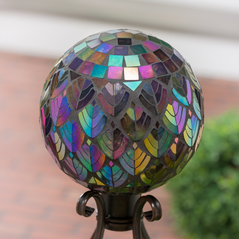 Ecumenics Baroque Splendor Mosaic Gazing Ball