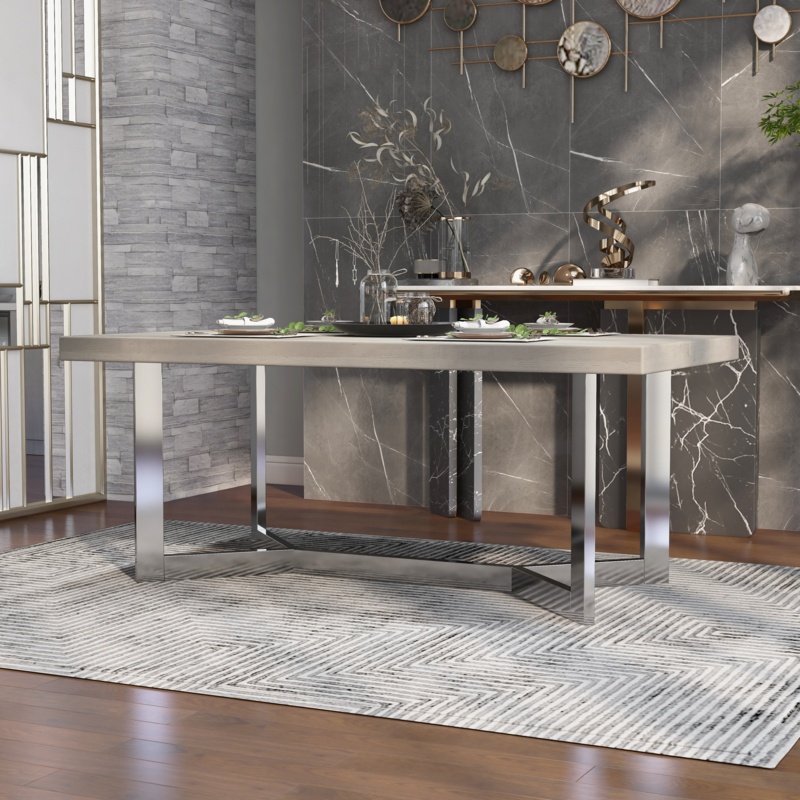 Edelburg 72'' Trestle Dining Table