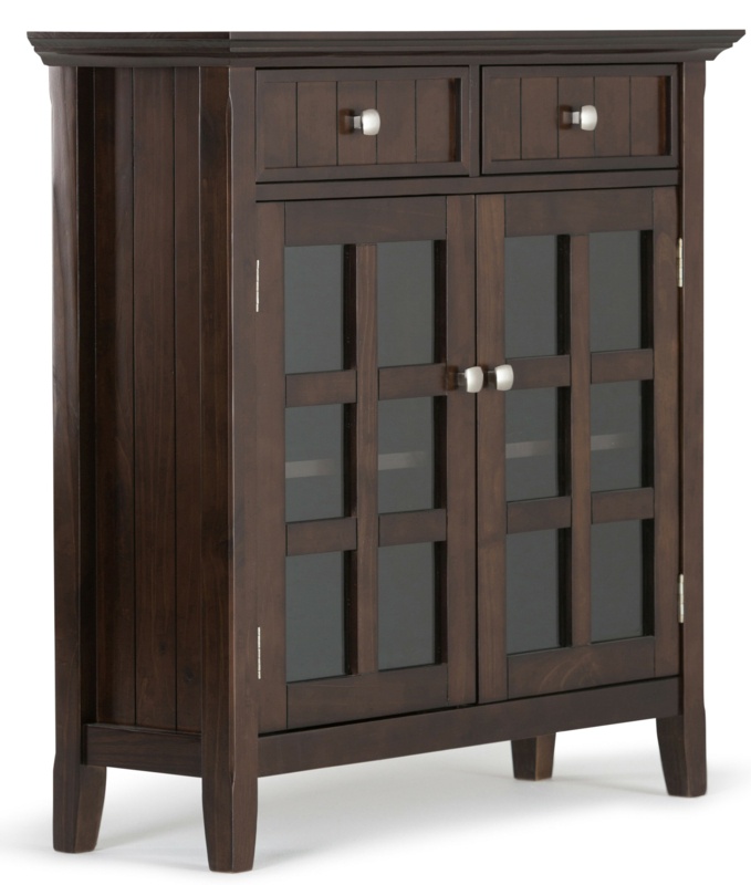 Edgecomb 36'' Tall Solid Wood 2 - Door Accent Cabinet