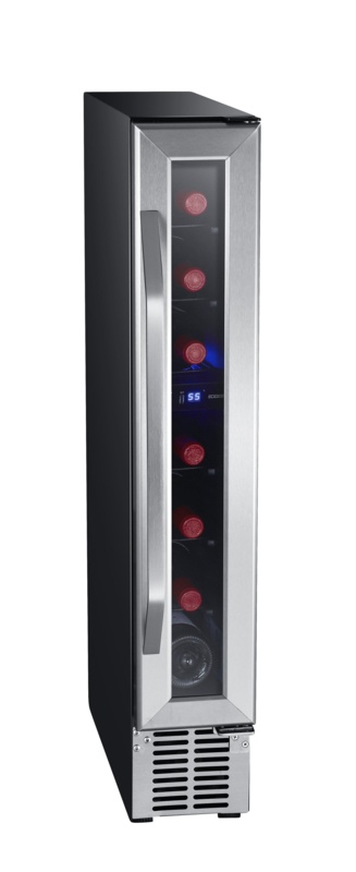 Edgestar 20.375'' width 7 Bottle Single Zone Built-In Wine Refrigerator