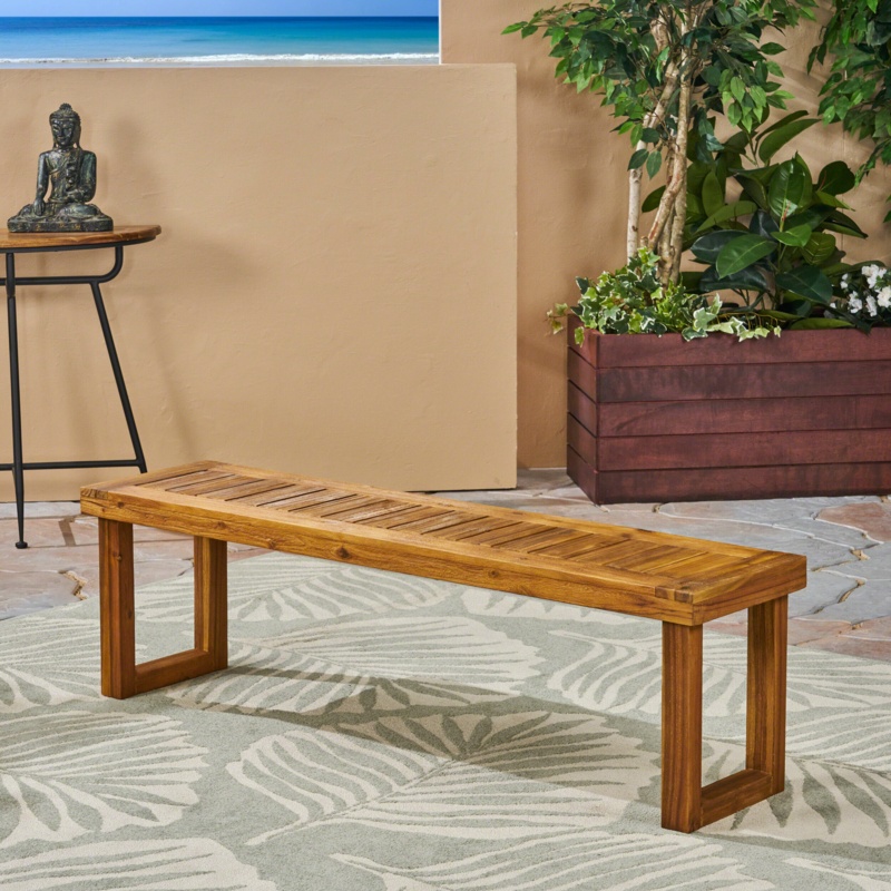 Egor Acacia Outdoor Bench