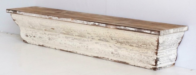Ekstrom Poplar Solid Wood Floating Shelf