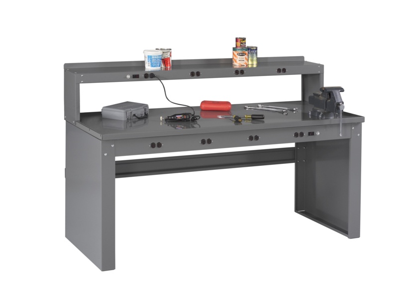 Electronic 72"W Steel Top Workbench