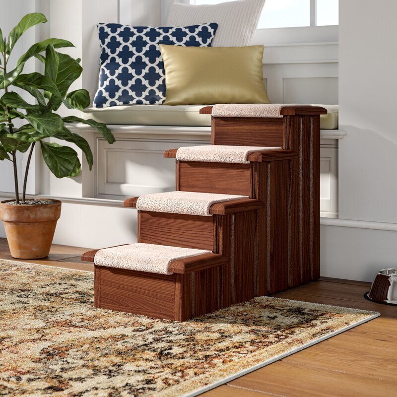 Elegant Pet Ramp for Bed