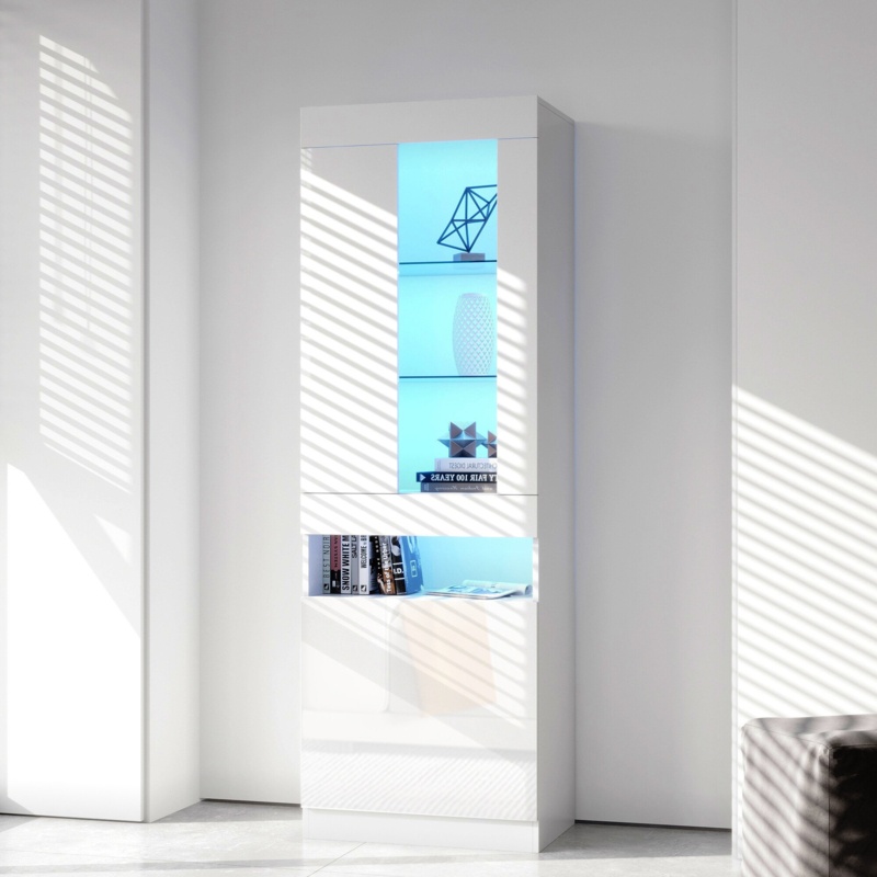 Elem 23.62'' Wide Curio Cabinet with Lighting