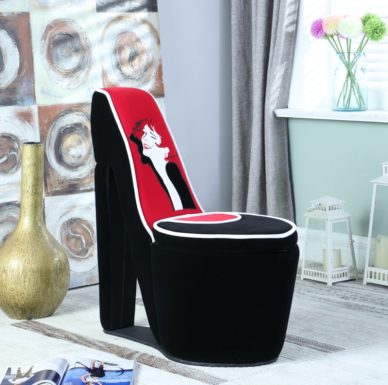 Comfortable Living Room Chair with Hidden Storage