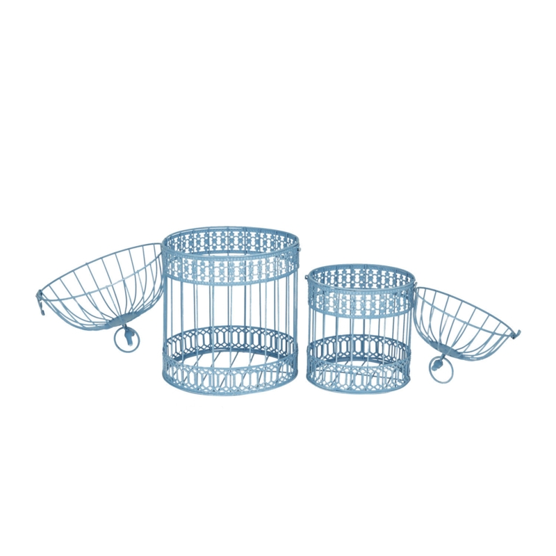 Vintage Birdcage Decor Set of 2