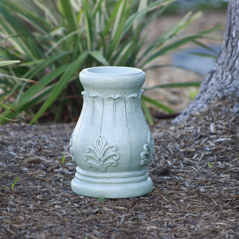Gazing Globe Stand with Vintage Roman Column Finish