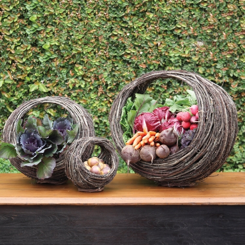 Ellipse 3 Piece Willow Basket Set