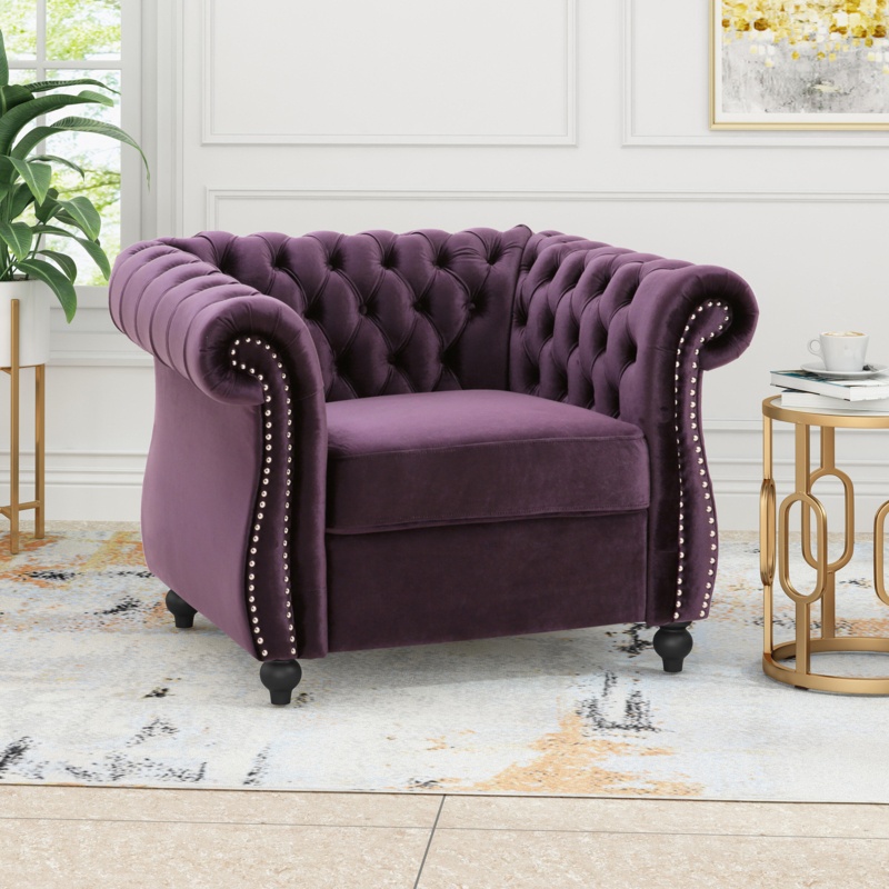 Emori Upholstered Chesterfield Chair