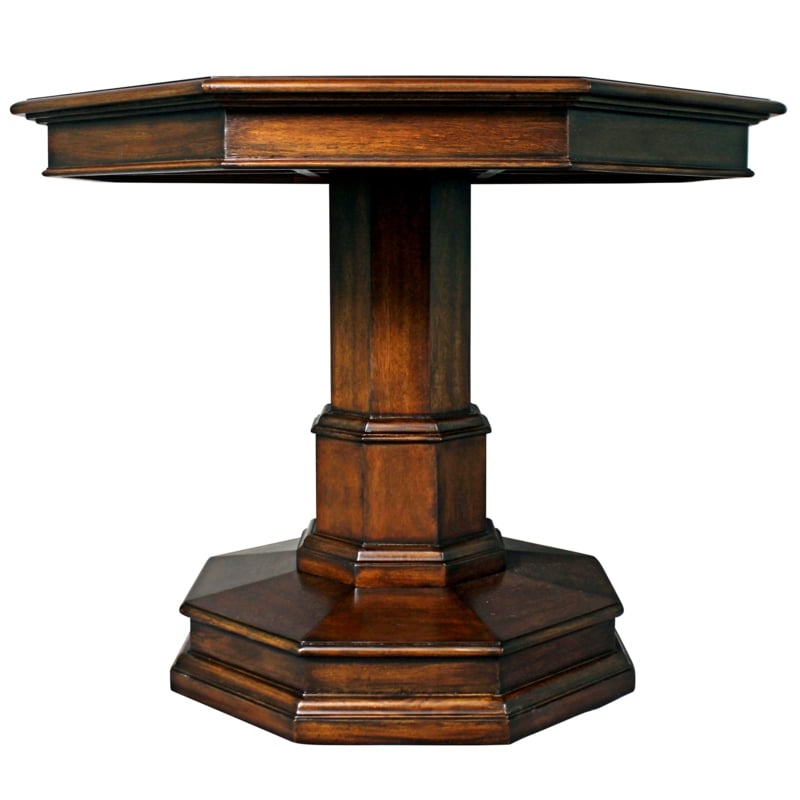 Octagonal Mahogany Dining Table