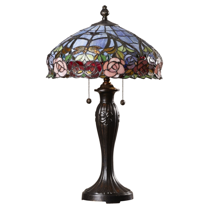 Dual-Light Metal Table Lamp