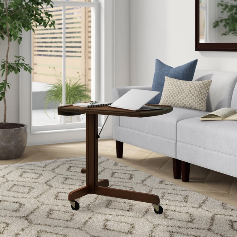 Adjustable Laptop Cart with Ergonomic Tilt