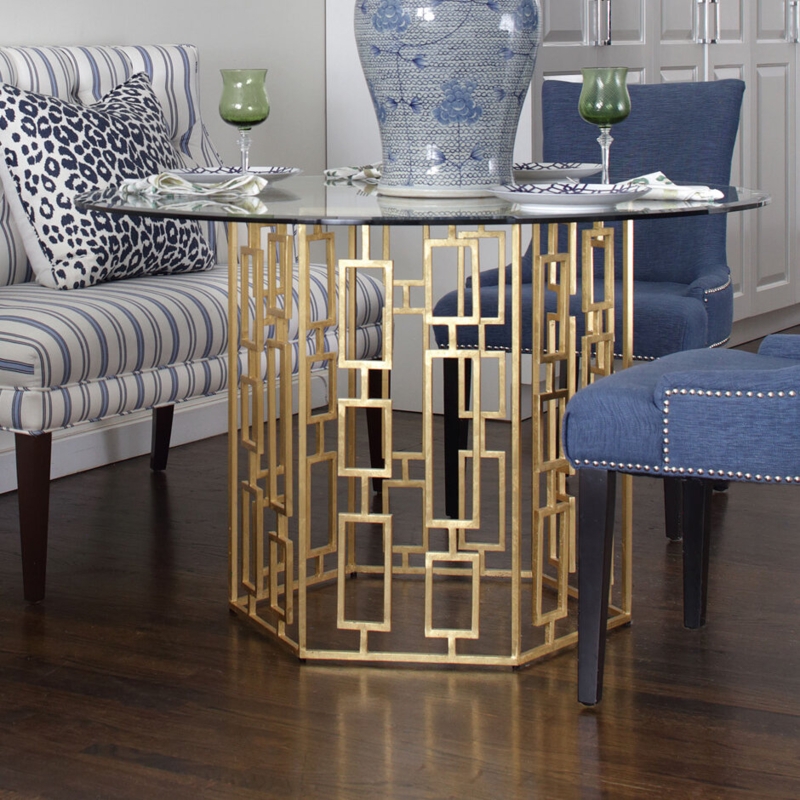 Essaouira Gold Leaf Dining Table