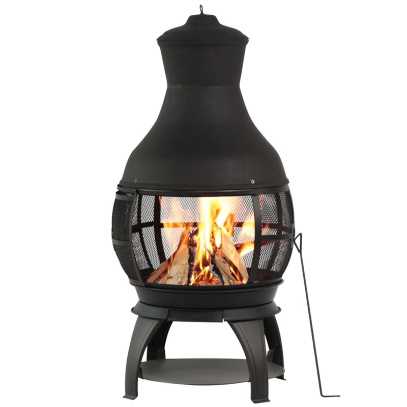 Round Wire Mesh Chiminea