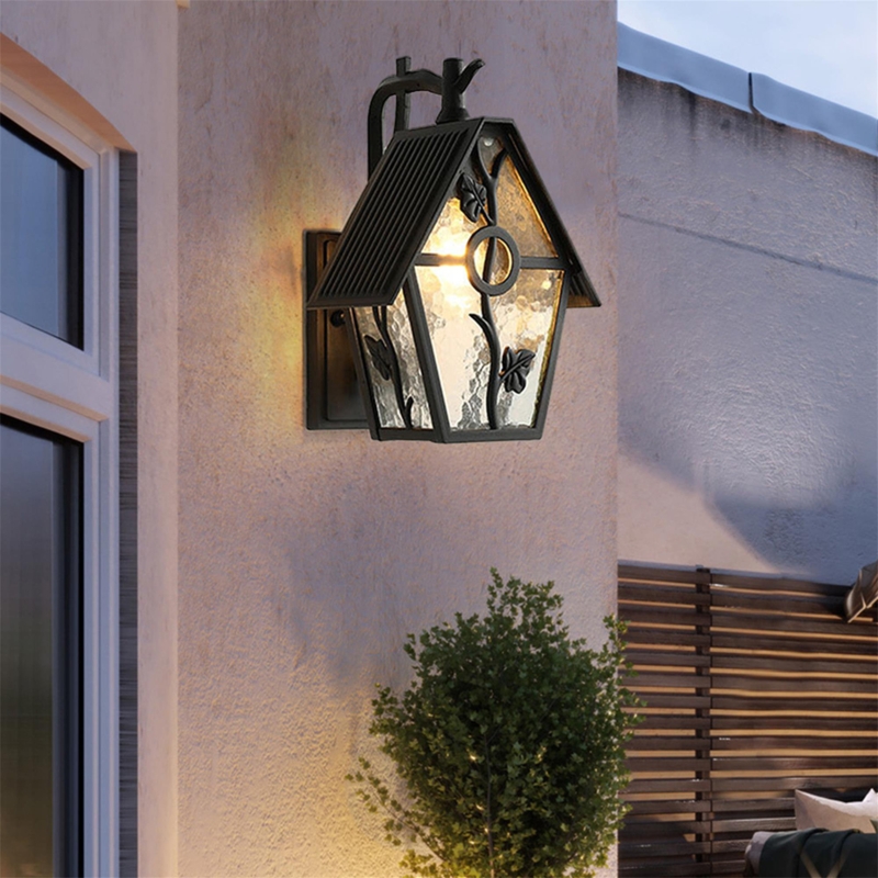 European Style Flower House Wall Lamp