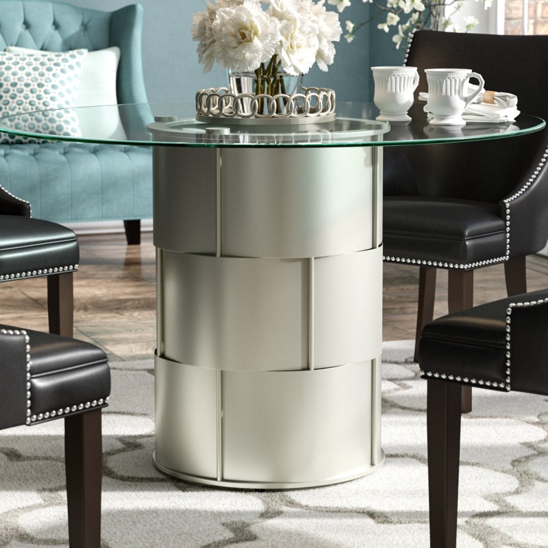 Estherville 47.25'' Pedestal Dining Table