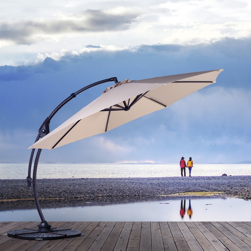 Cantilever Offset Aluminum Umbrella