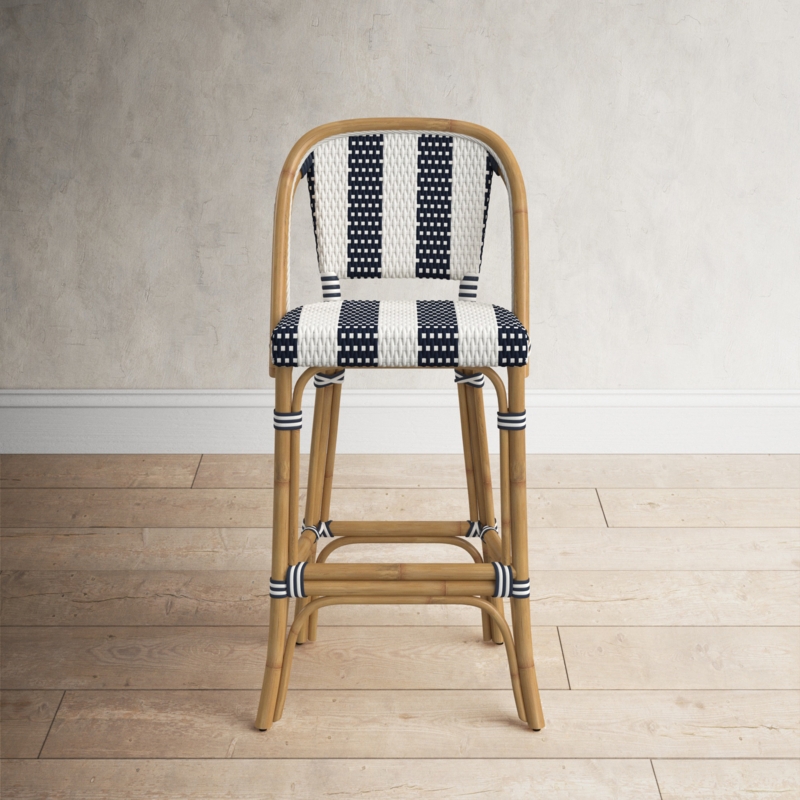 28" Mediterranean Bistro Bar Stool