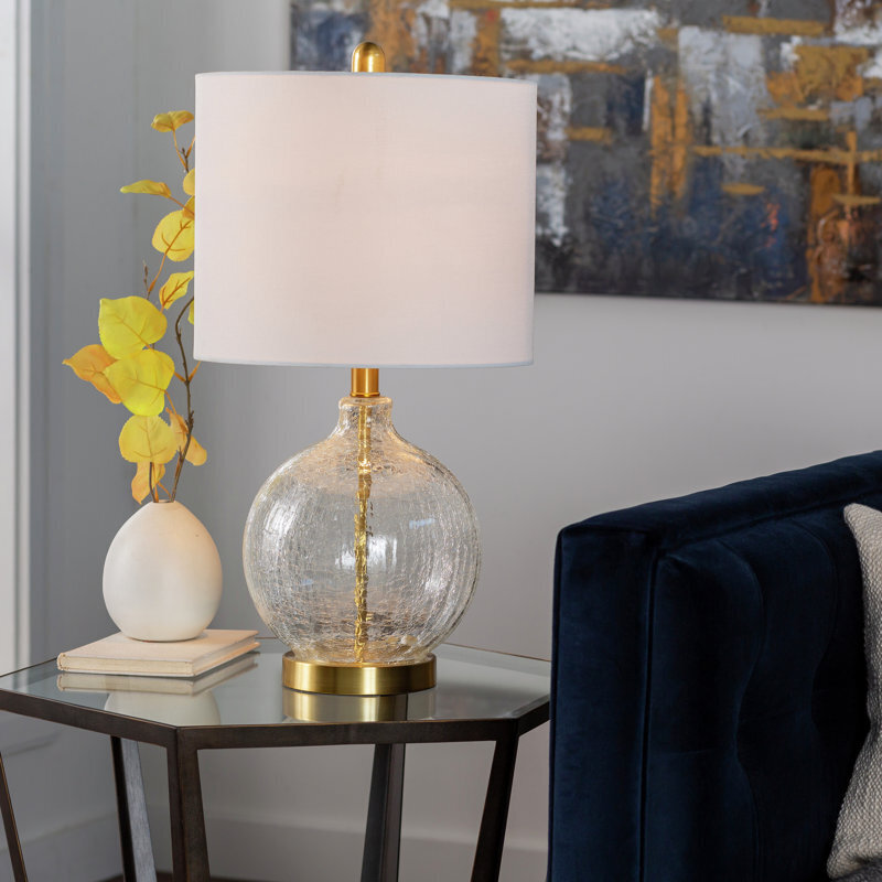Exquisite Crackle Glass Lamp