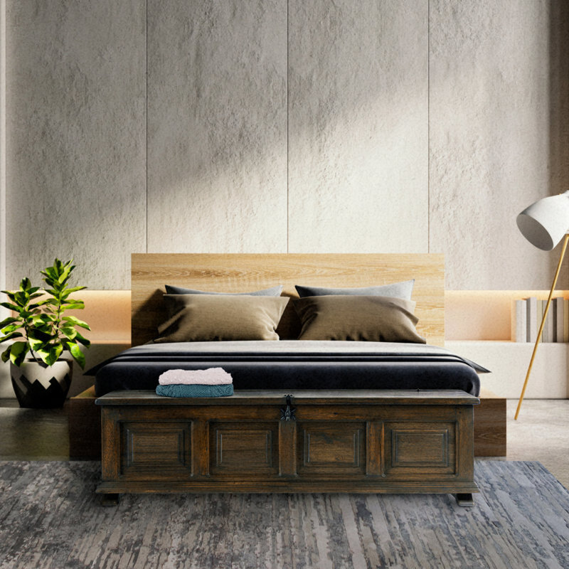 Extra large wooden storage chest