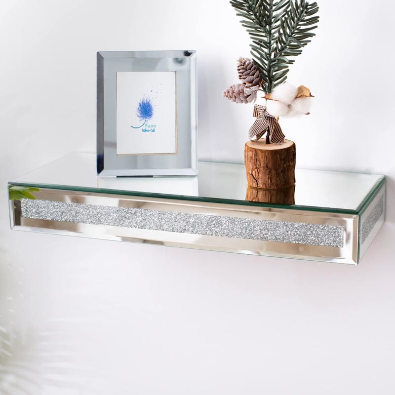 Mirror Floating Wall Shelf
