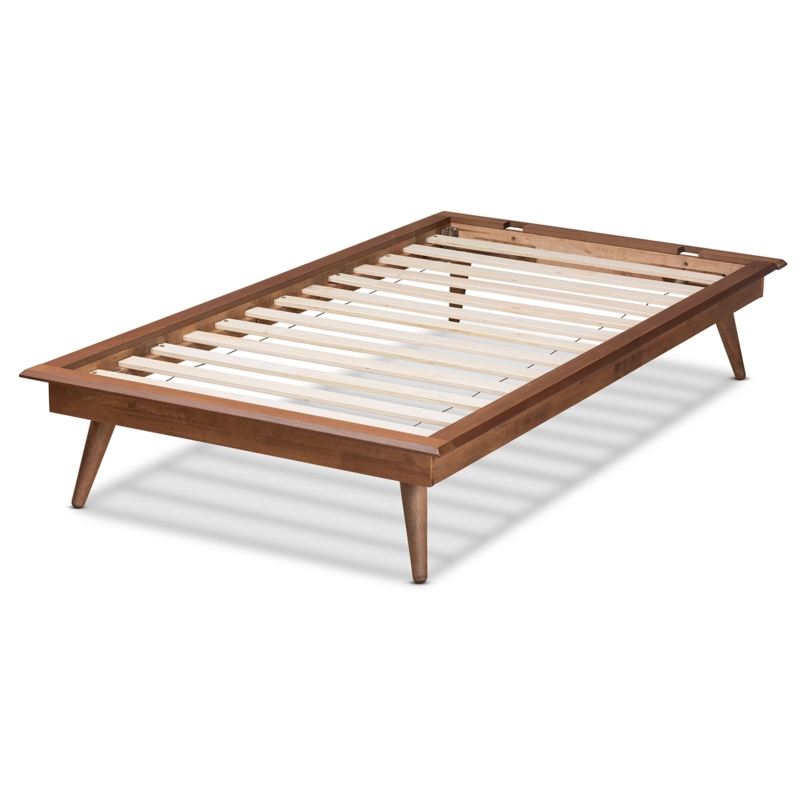 Mid-Century Modern Platform Bed Frame