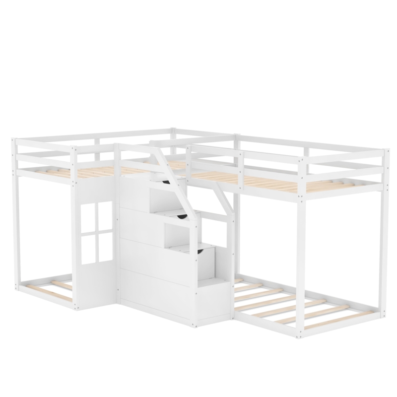 Sleek Horizontal Wall Shelves